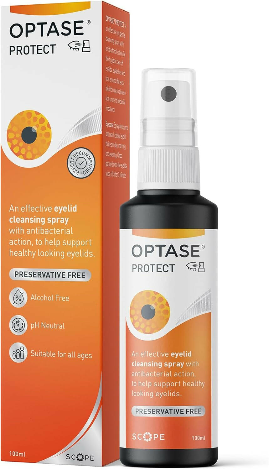 Optase Protect Eyelid Cleansing Spray 100ML to protect the eyelid clean spray
