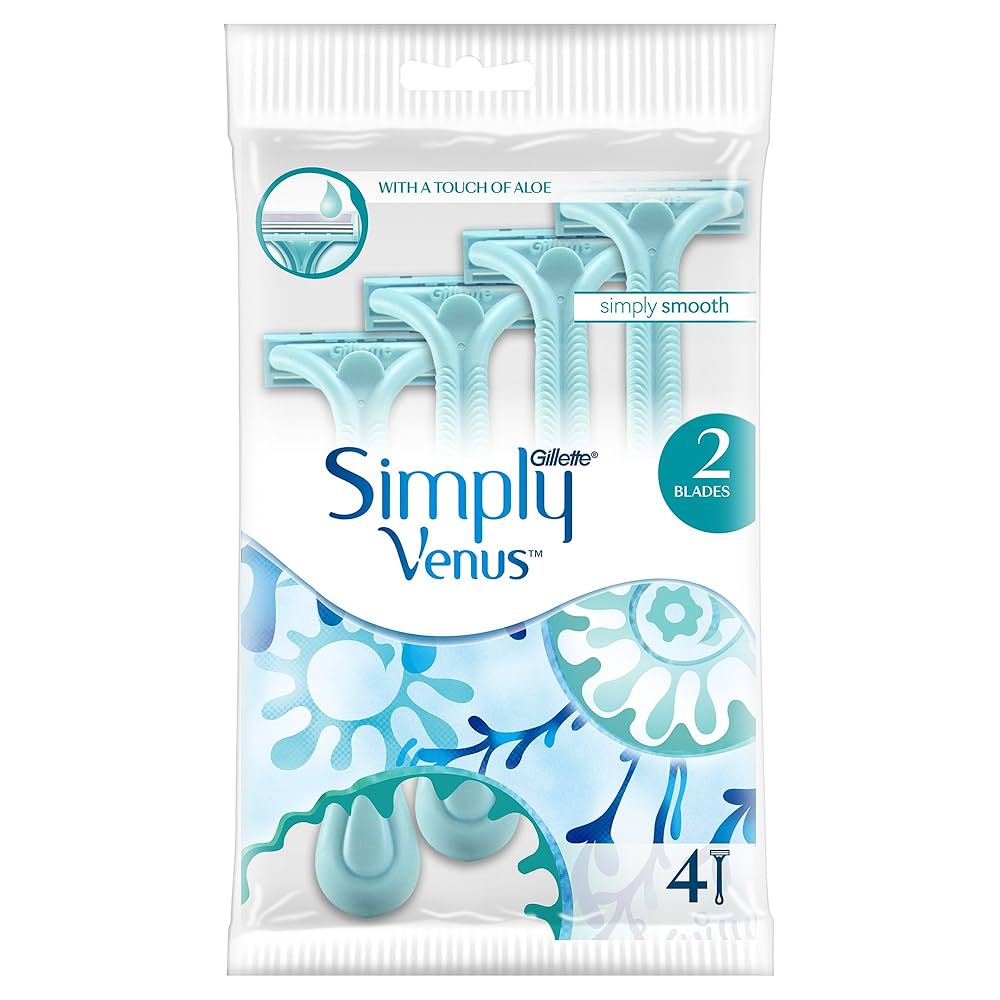 Simply Venus Women's Disposable Razors4s