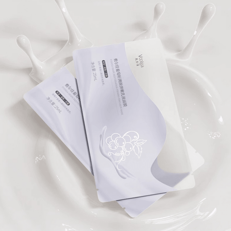 VOOLGA（敷尔佳）葡萄焕颜紧致乳液面膜，每盒5片。 