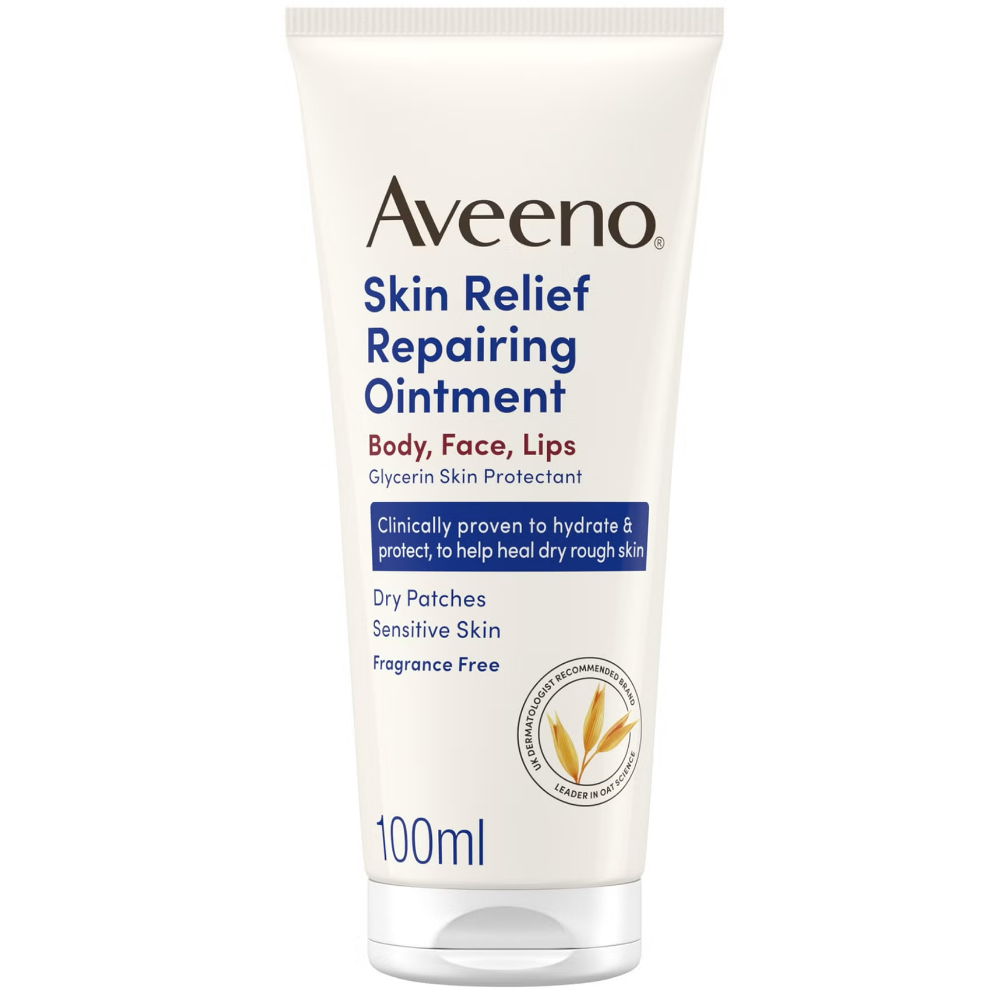 Aveeno Skin Relief Repairing Ointment for Body, Face & Lips - 100ml — product packaging