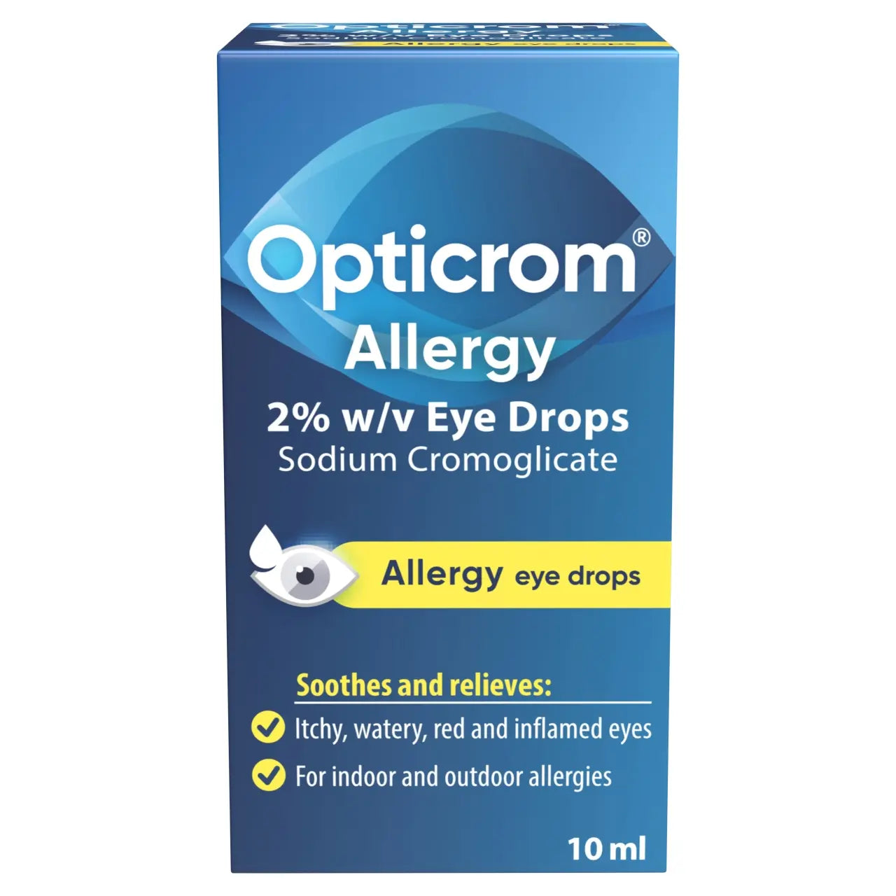 Opticrom Allergy 2 w/v Eye Drops - 10ml
