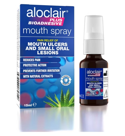 Aloclair Plus Mouth Ulcer Spray 15ml