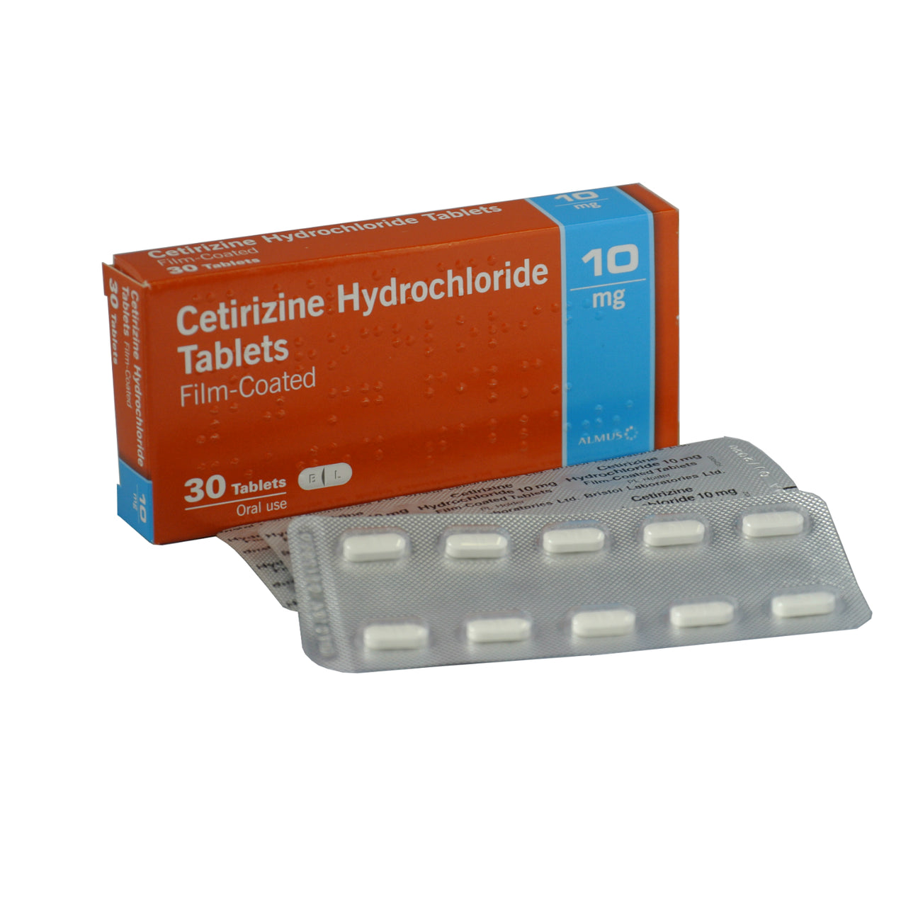 Cetirizine 10mg Hayfever & Allergy Relief Tablets