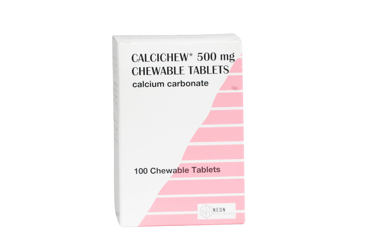Calcichew 钙片咀嚼片无糖 高效补钙，强健骨骼 500毫克 100片