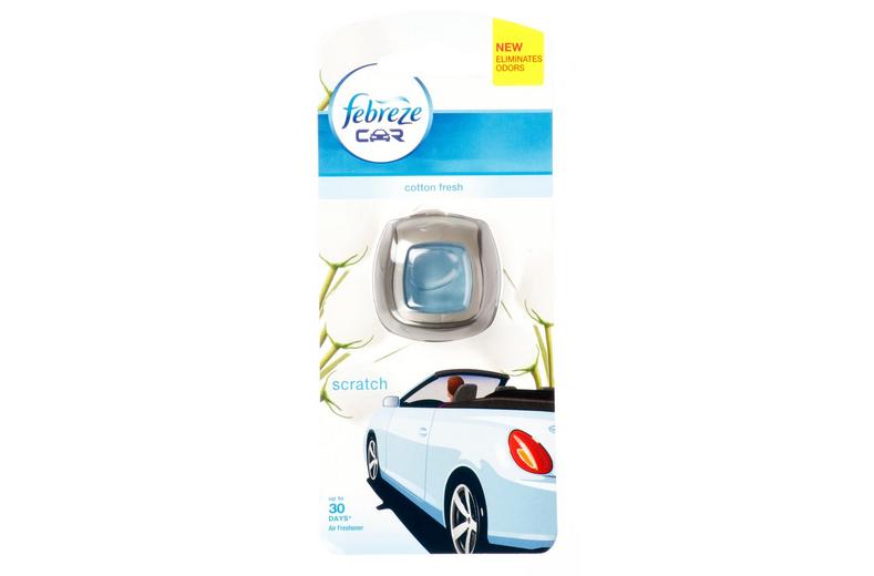 Febreze Car Vent Clip Air Freshener Cotton Fresh - 2ml — product packaging