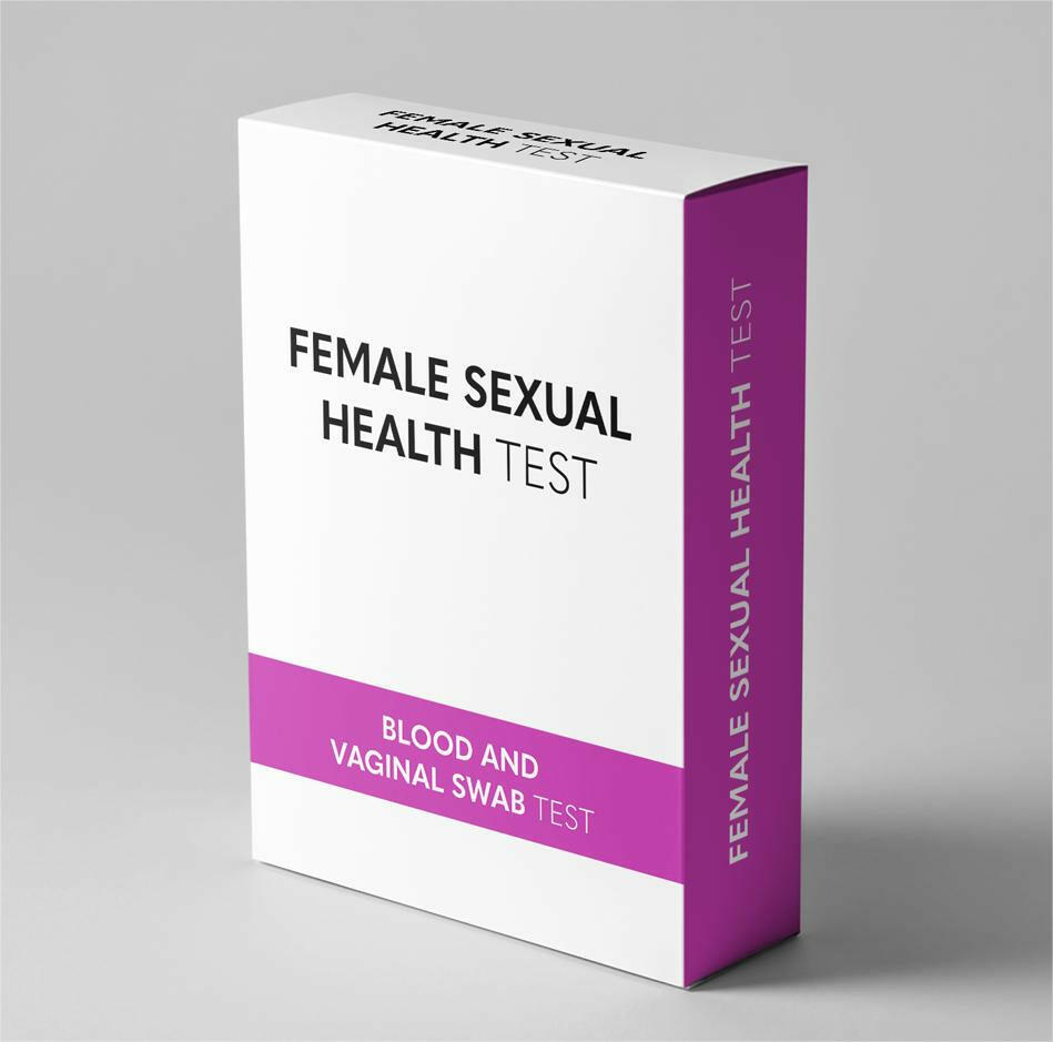 Female Sextual Health Blood and Swab Test （6 Health Indicator Tested） -in store/ home