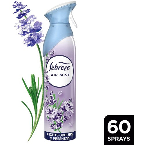 Febreze Air Mist Air Freshener Spray Lavender - 185ml — product packaging