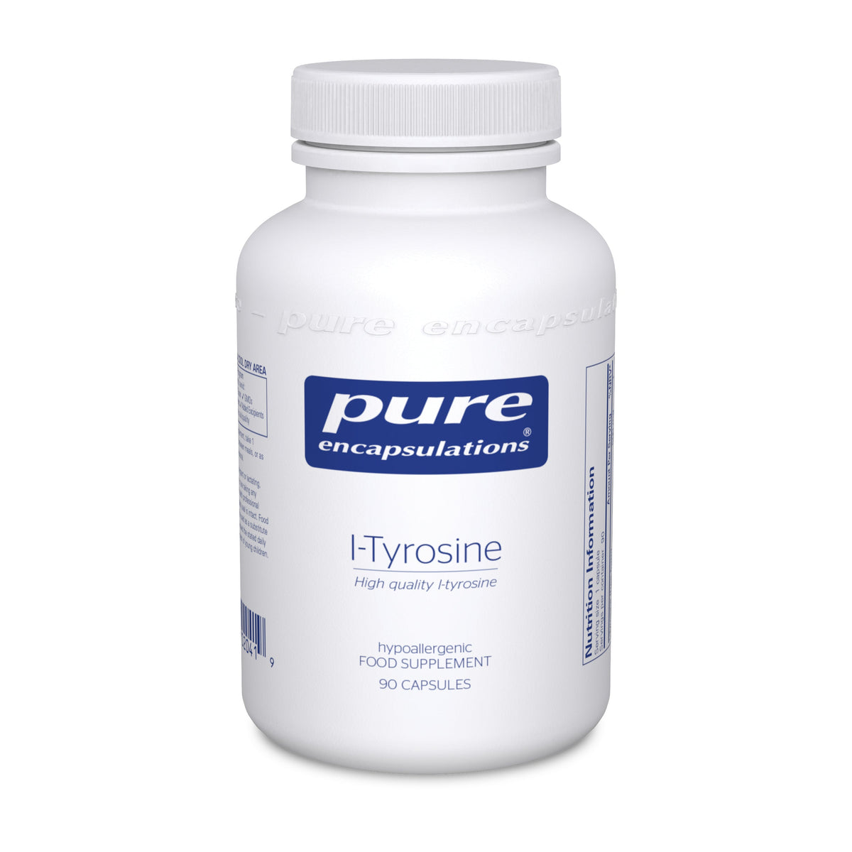 Pure Encapsulations L-Tyrosine 500mg - 90 Capsules — product packaging