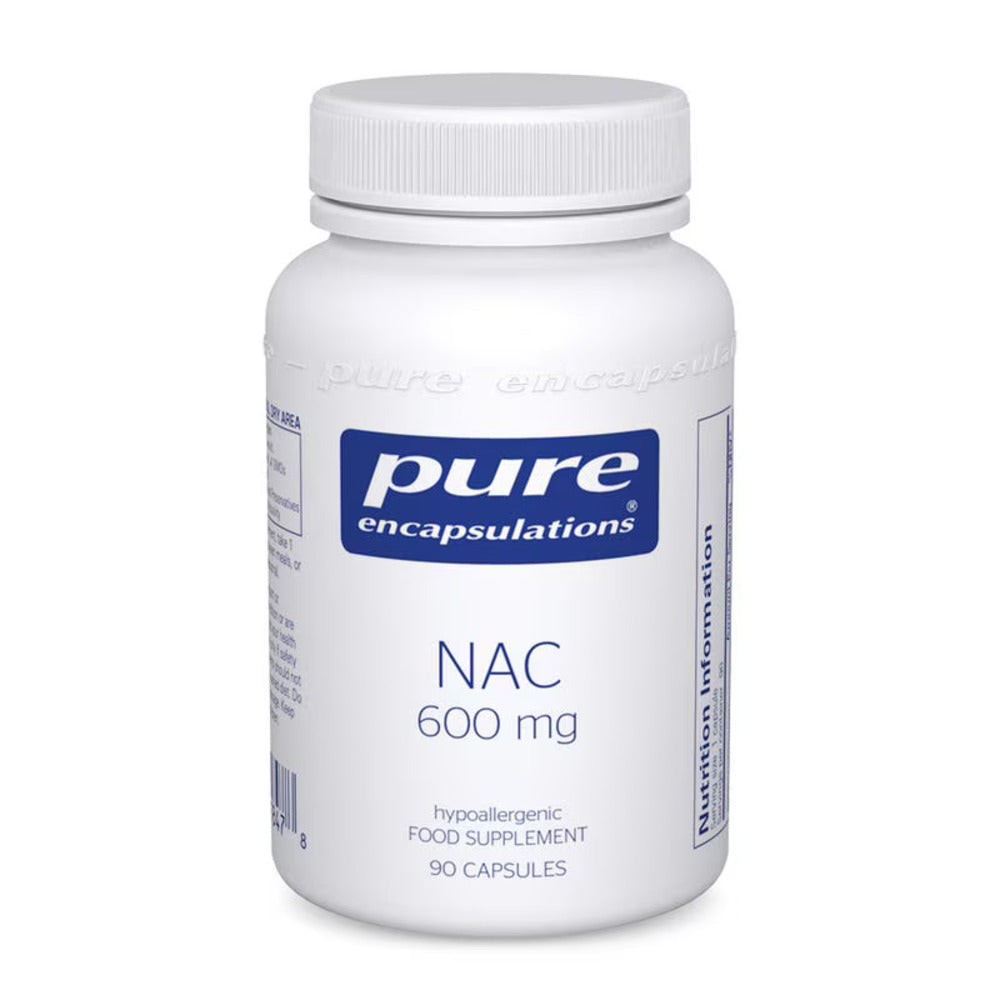 Pure Encapsulations NAC 600mg - 90 Capsules — product packaging