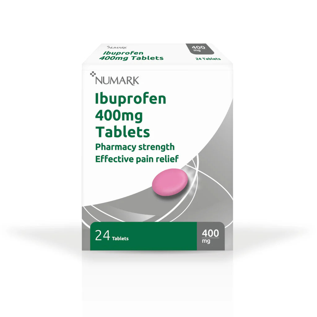 Ibuprofen 400mg 24 Tablets(brand may vary)