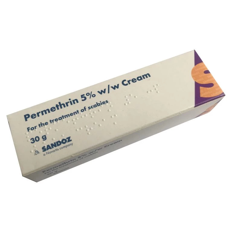 Permethrin 5% w/w Cream for Scabies - 30g