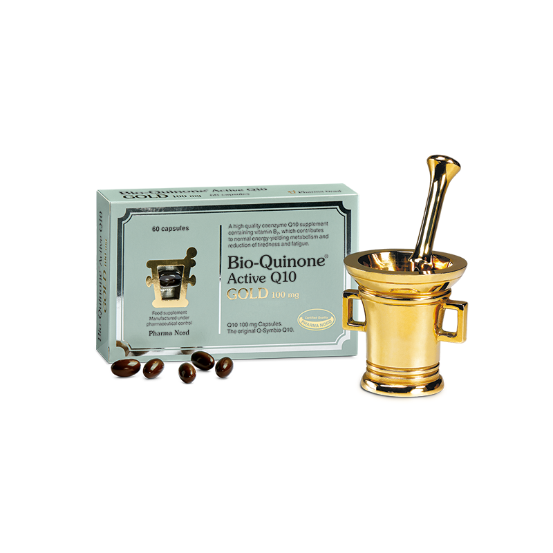 Pharma Nord Bio-Quinone Active Q10 Gold 100mg capsules — product packaging