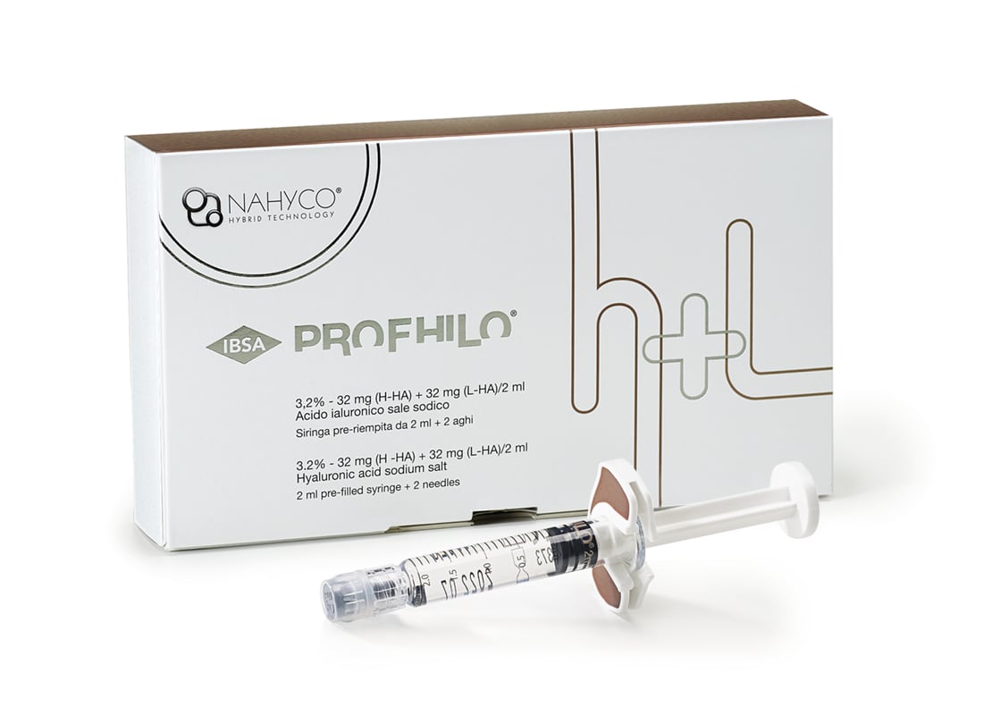 Profhilo (1 x 2ml) inj in five o'clock. Reburing skin and treating skin relaxation water and light needle