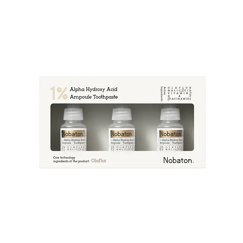Nobaton 1% Alpha Hydroxy Acid Ampoule Toothpaste