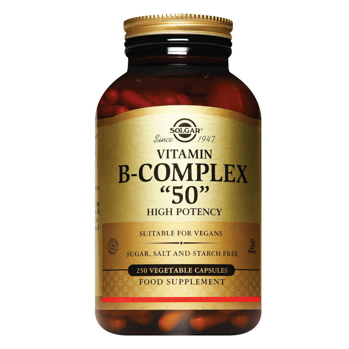 Solgar composite vitamin B vitamin B-complex '' 50 'High Potency Vegetable Capsules
