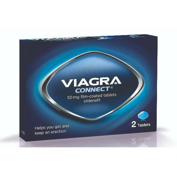 Viagra Connect Sildenafil 50mg Film-Coated Tablets - 2, 4 or 8 Tablets — product packaging