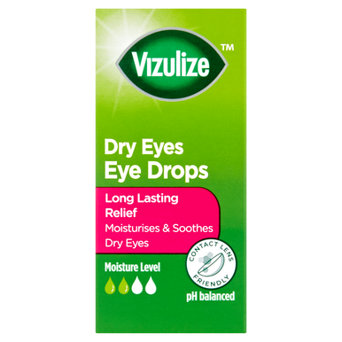 Vizulize Dry Eyes Eye Drops - 10ml — product packaging