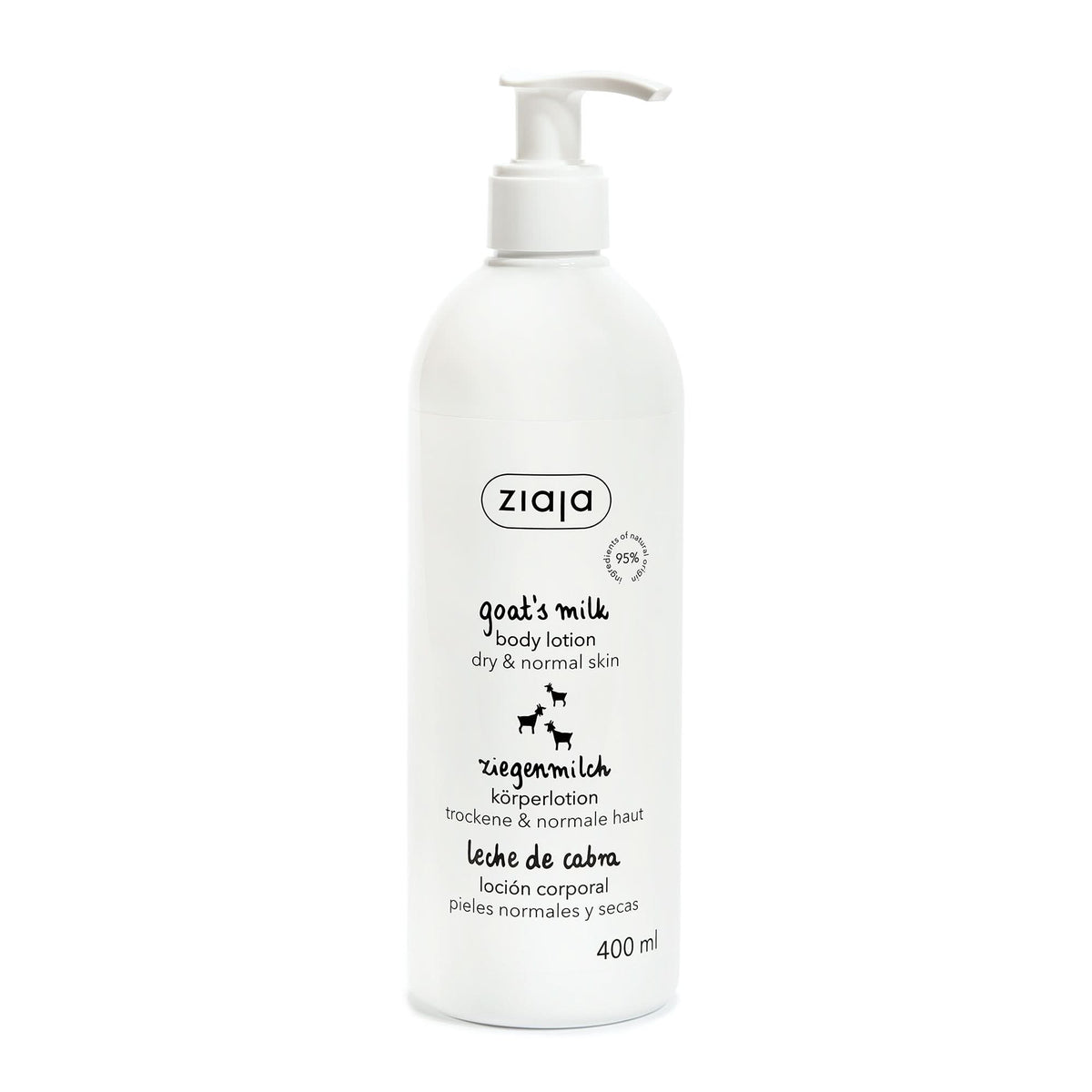 Ziaja Goat's Milk Moisturising Body Lotion - 400ml — product packaging