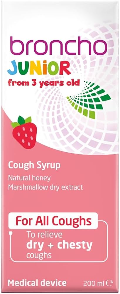 Bronchostop Junior Cough Syrup bottle
