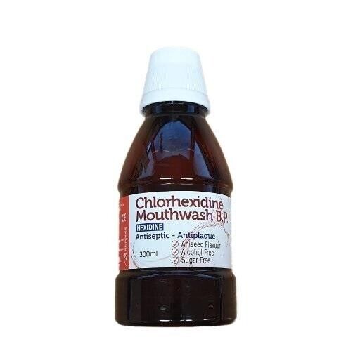 Chlorhexidine Antibacterial Mouthwash Original Alcohol Free - Aniseed flavour/300ml