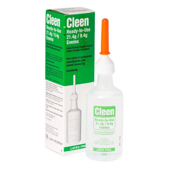 Cleen Ready‑to‑Use Enema 133 ml (latex free)
