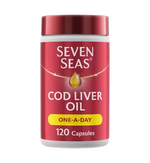 Seven Seas Simply Timeless Cod Liver Oil One A Day - 120 Capsules