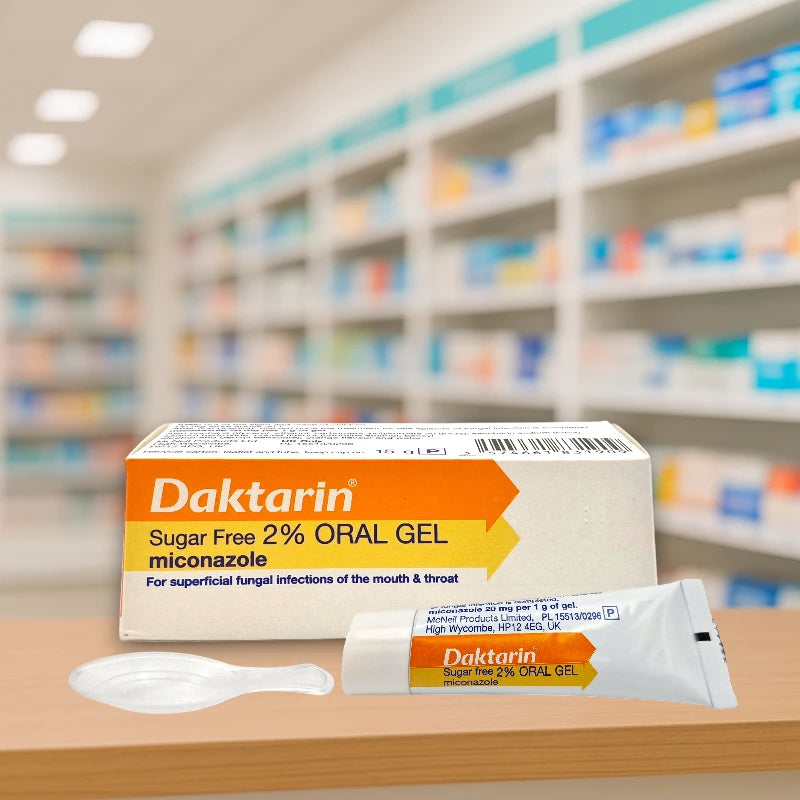 Daktarin sugar free 2% Oral gel miconzole 15g
