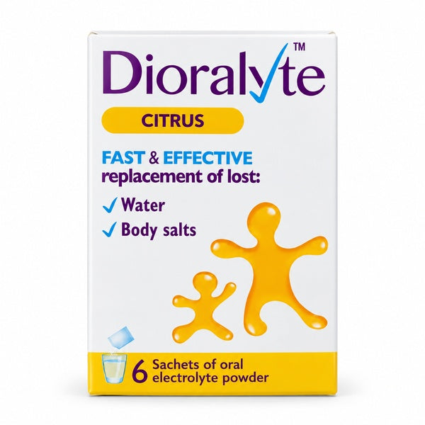 Dioralyte Citrus Oral Electrolyte Powder 6 Sachets