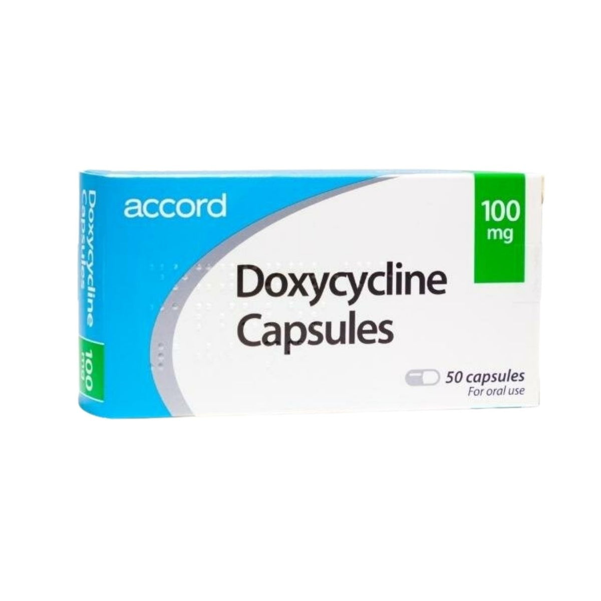 Doxycycline（多西环素）100mg 胶囊 – 衣原体 7 天疗程（14 粒）