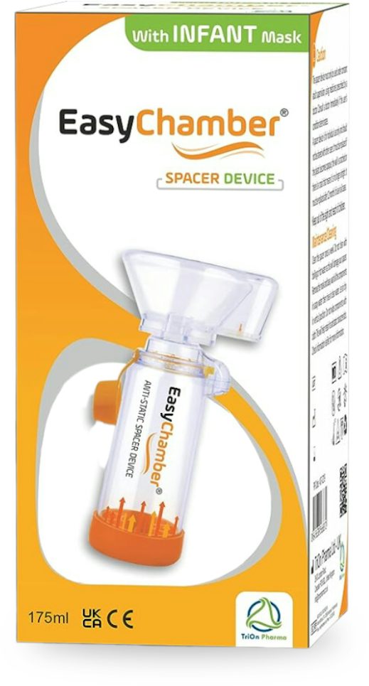 EasyChamber Anti-Static Spacer with Infant Mask (0-24 Months) - 175ml — product packaging