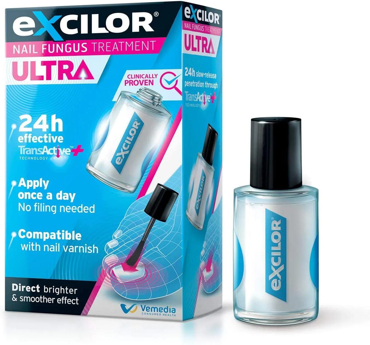 指甲真菌护理液 Excilor Ultra Nail Fungus Treatment 30ml