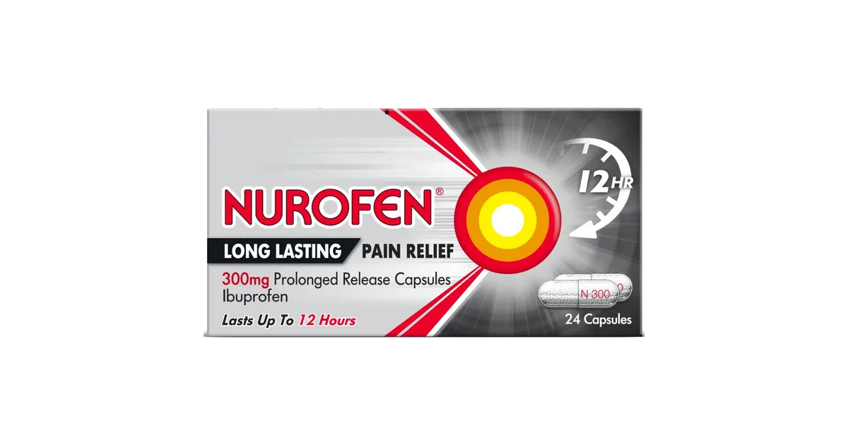Nurofen 持久止痛 300 毫克 24 粒胶囊