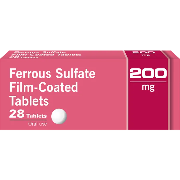 Ferrous Sulphate 200mg 28 Tablets