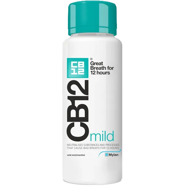 CB12预防和治疗口臭 薄荷醇温和漱口水 Safe Breath Oral Rinse Mild 250ml