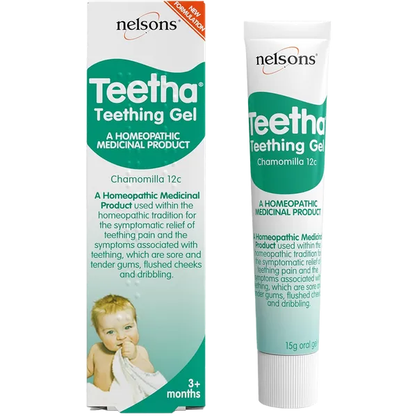 Nelsons Teetha Teething Gel 15g - Teething Relief From 3 Months