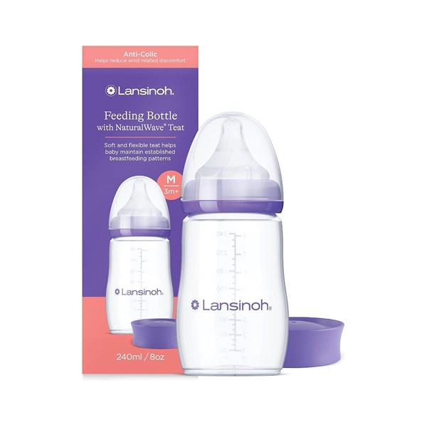 Lansinoh NaturalWave 婴儿奶瓶 - 240毫升