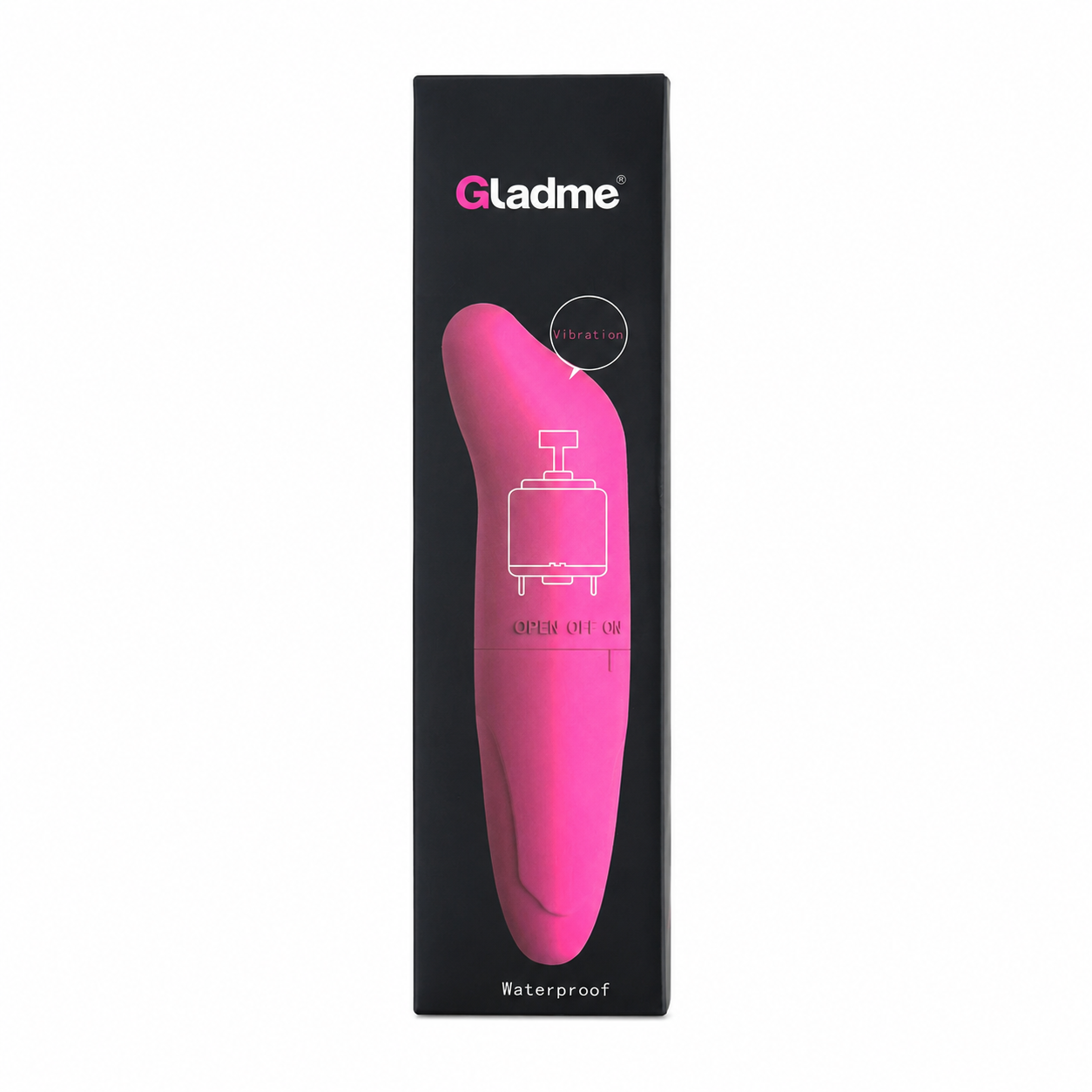 Gladme Pink Waterproof Personal Vibrator