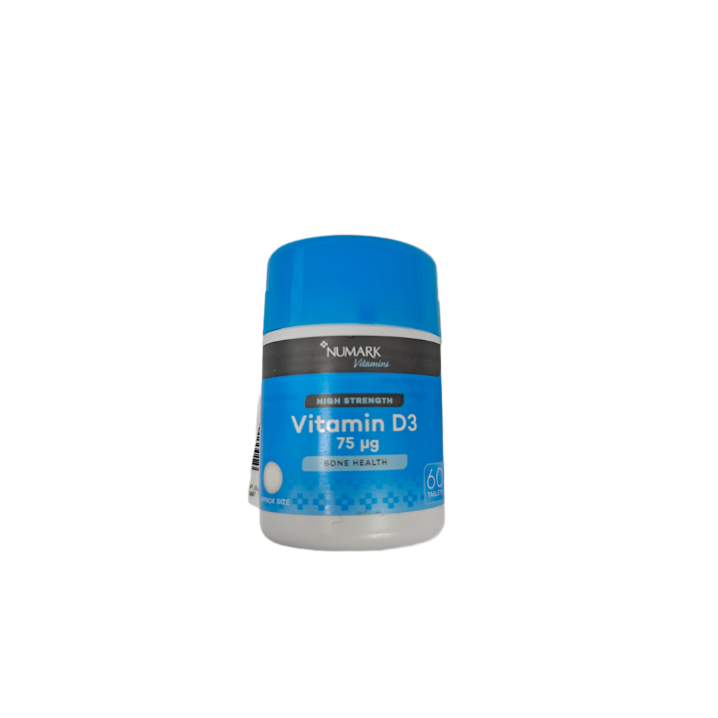 Numark vitamin D3 75µg 3000IU 60s
