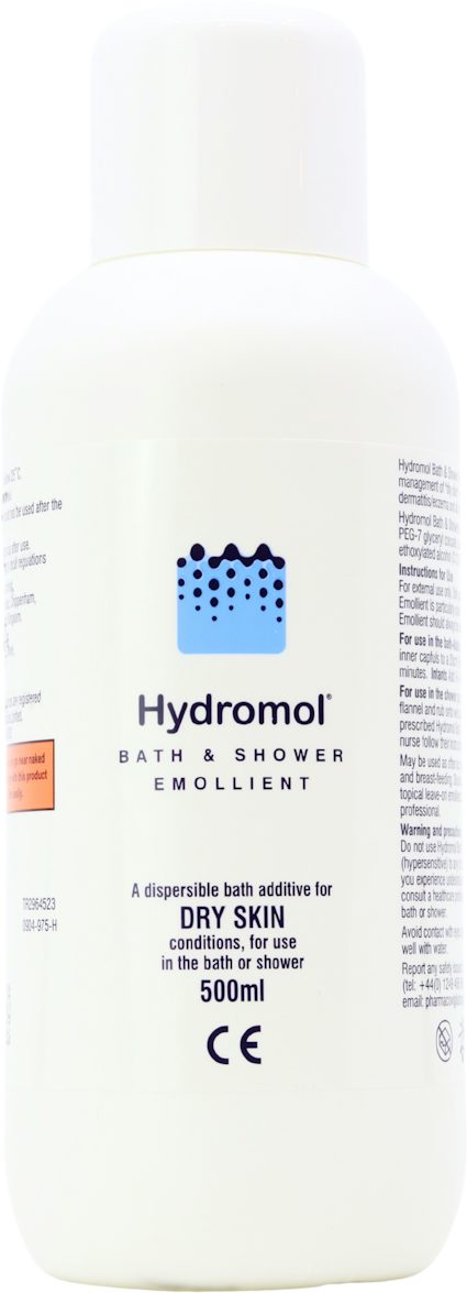 Hydromol Bath & Shower Emollient - 500ml — product packaging