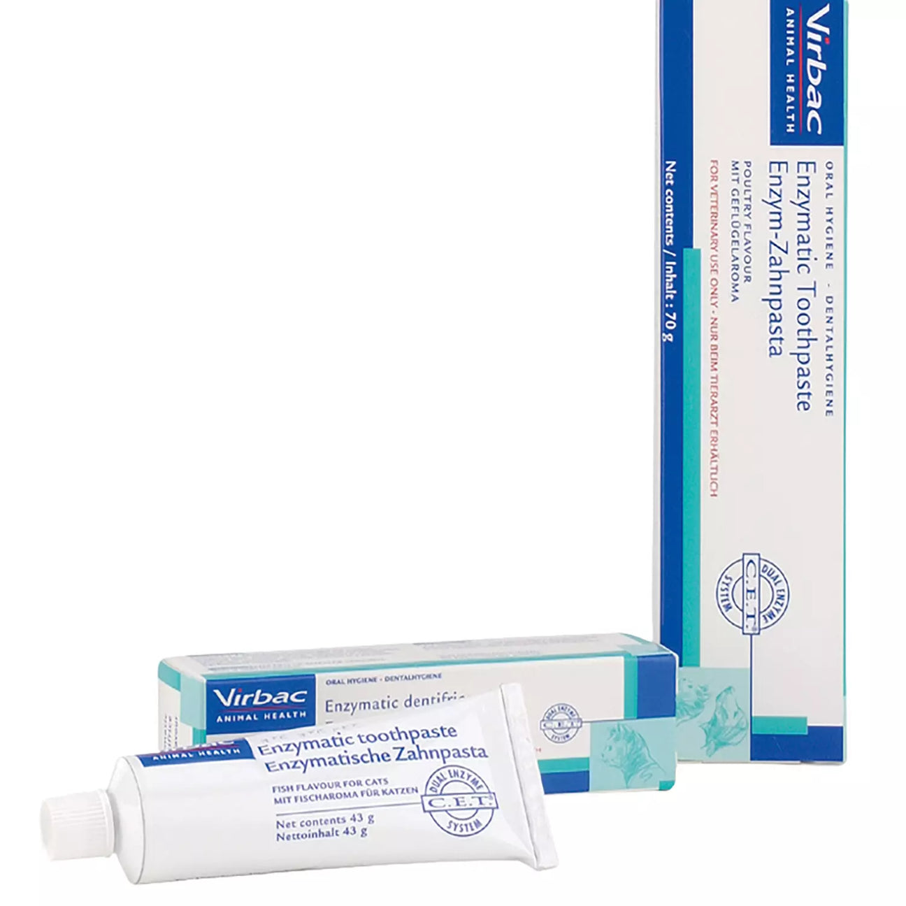 Virbac cat fish fish -flavored toothpaste 70g
