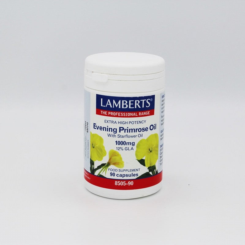 Larmberts 月见草油与星花油 1000 毫克90粒