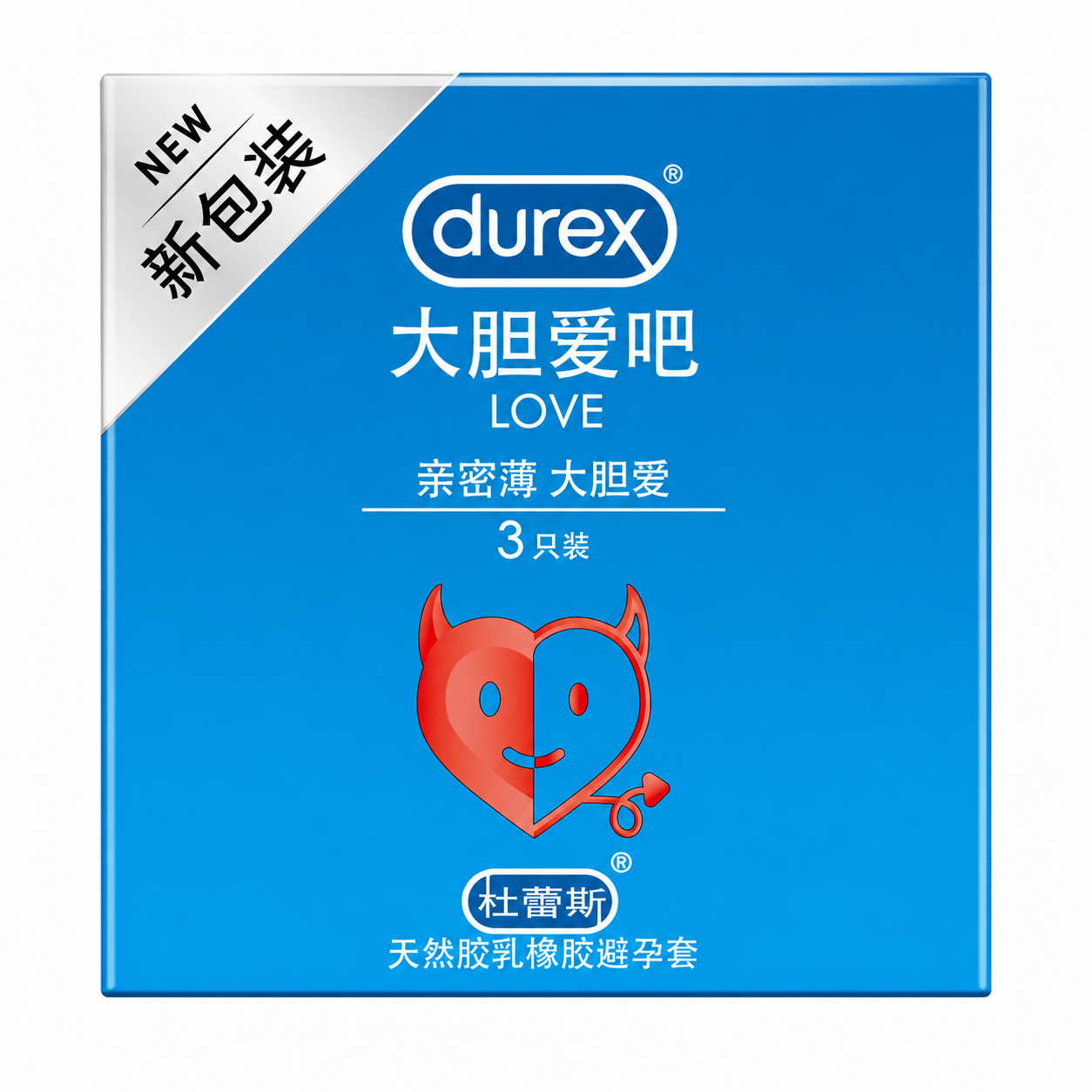 Durex Love Close Feel Latex Condoms 3s