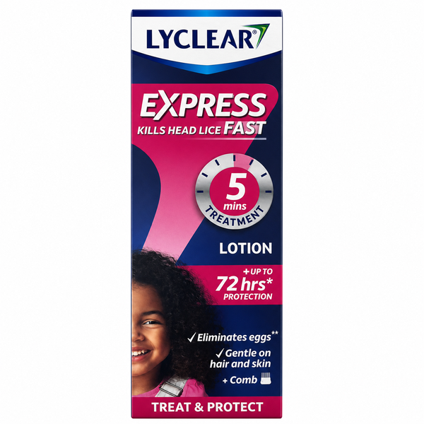 Lyclear Express Lotion 100ml - 5-Minute Head Lice Care