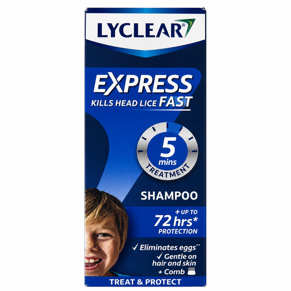 Lyclear Express Shampoo 200ml - 5-Minute Head Lice Care