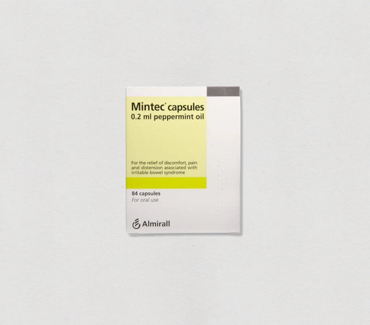 Mintec Peppermint Oil Capsules 0.2ml - IBS Relief, 84 Capsules