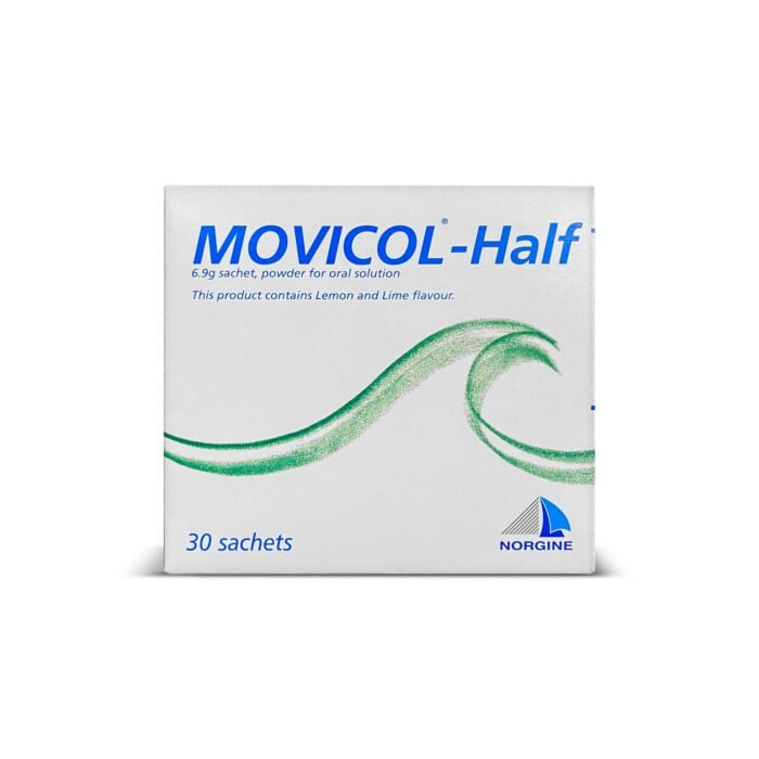 Movicol-缓解慢性便秘 柠檬味 粉状 6.9g /袋 -30袋 Movicol-Half Powder Laxative For Constipation Lemon & Lime – 30 Sachets