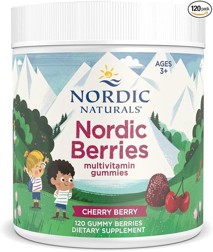 Nordic Naturals Berries Multivitamin Gummies - 120 Gummies
