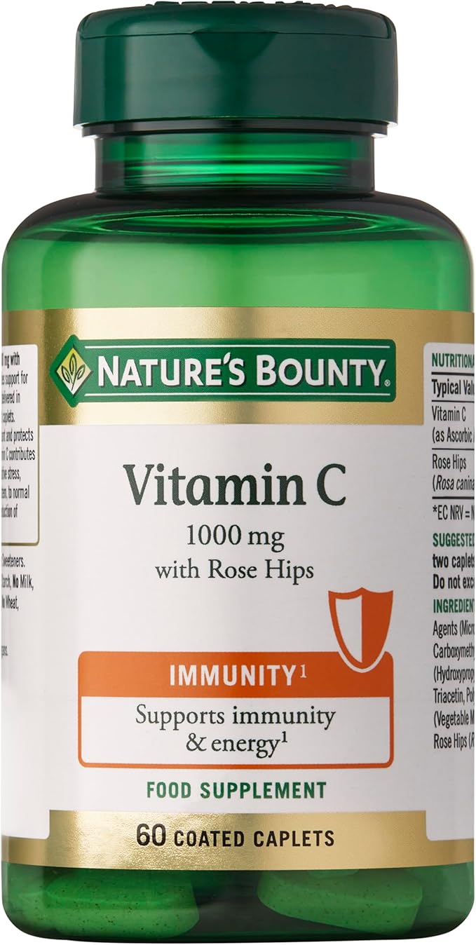 Nature's Bounty Vitamin C 1000mg Caplets - 60 Count
