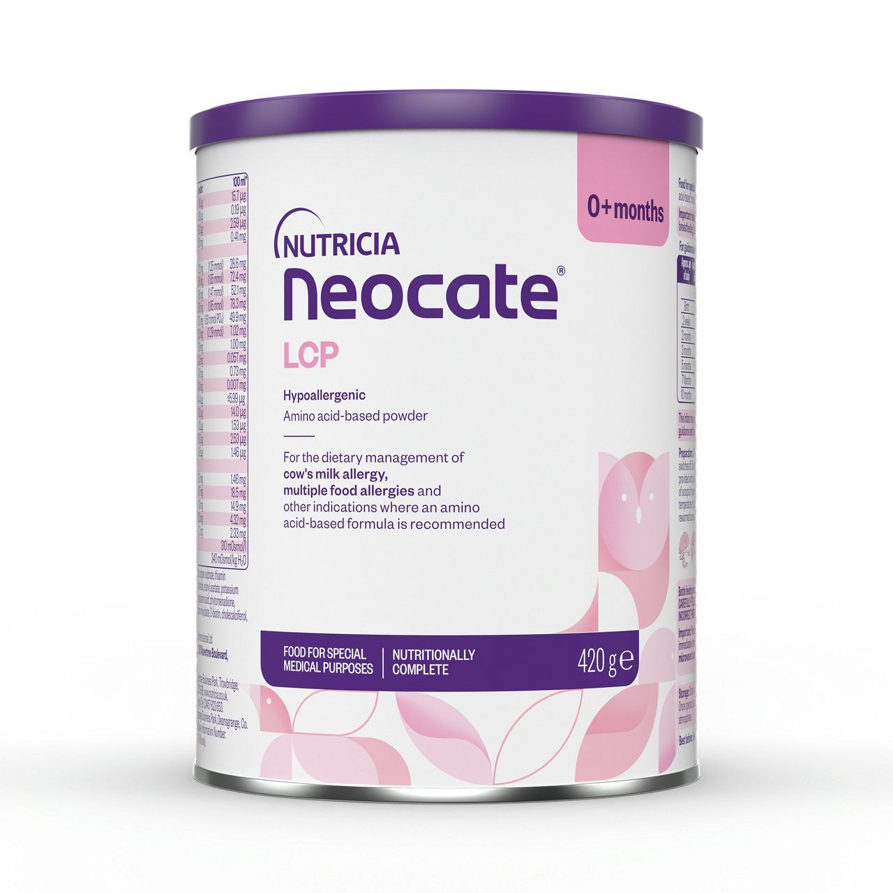 4 cans | NEOCATE LCP amino acid anti-allergic infant (0-12 months)