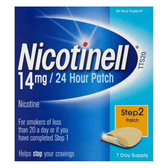Nicotinell 14mg 24-Hour Nicotine Patch Step 2 - 7 Patches